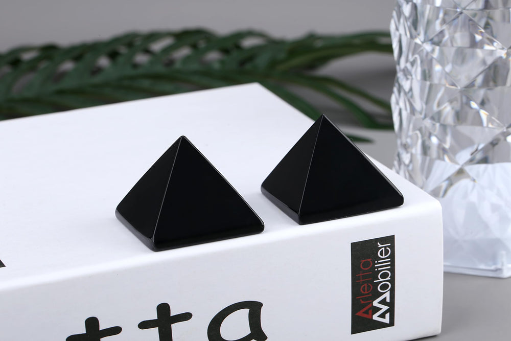 ZHIYUXI pyramid close-up shows natural textures for mindful decor