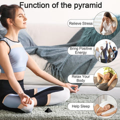 ZHIYUXI pyramid on desk enhances focus with calm vibes
