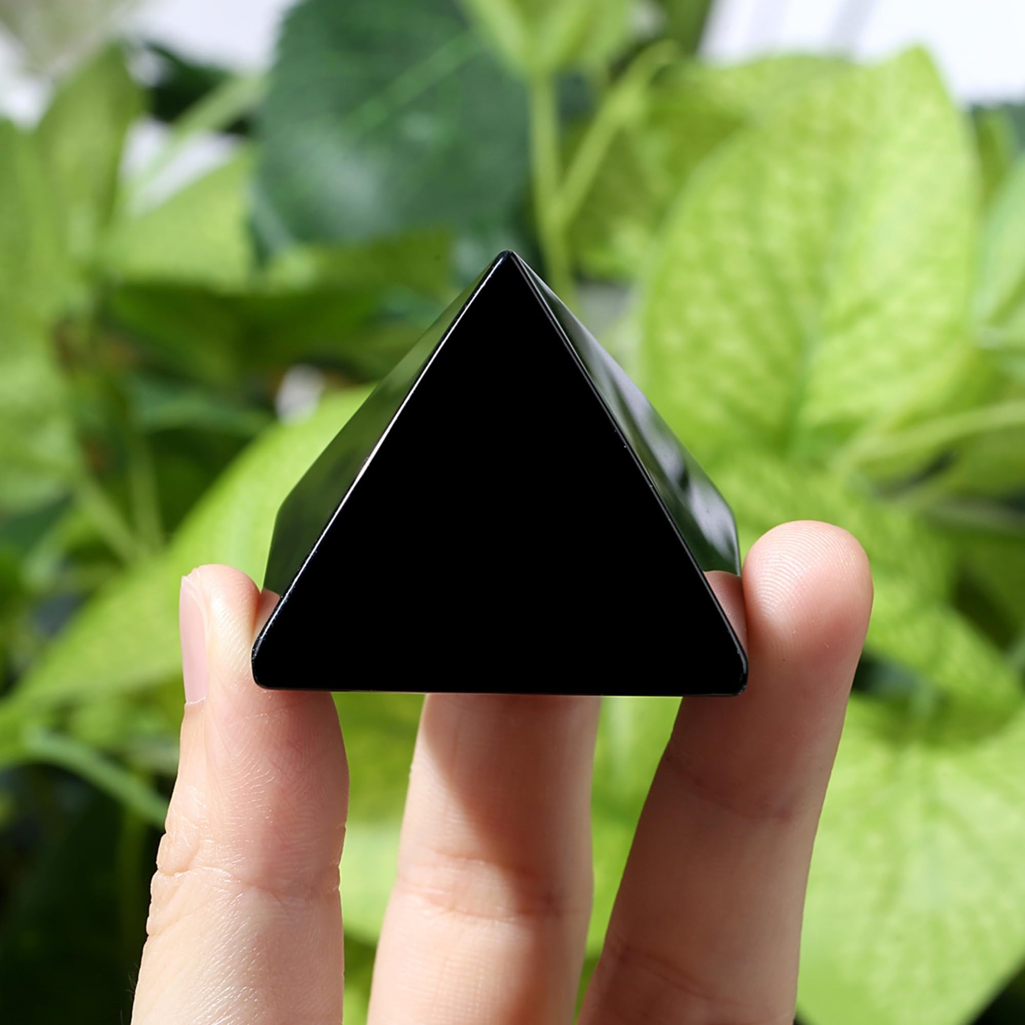 ZHIYUXI pyramid on nightstand adds protective energy