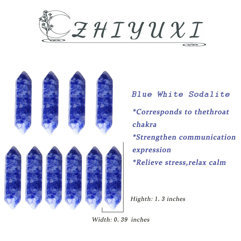 ZHIYUXI sodalite wand set in gift box, thoughtful gift option