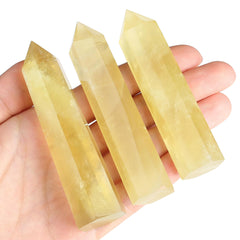 ZHIYUXI Citrine wand in a Reiki session setup