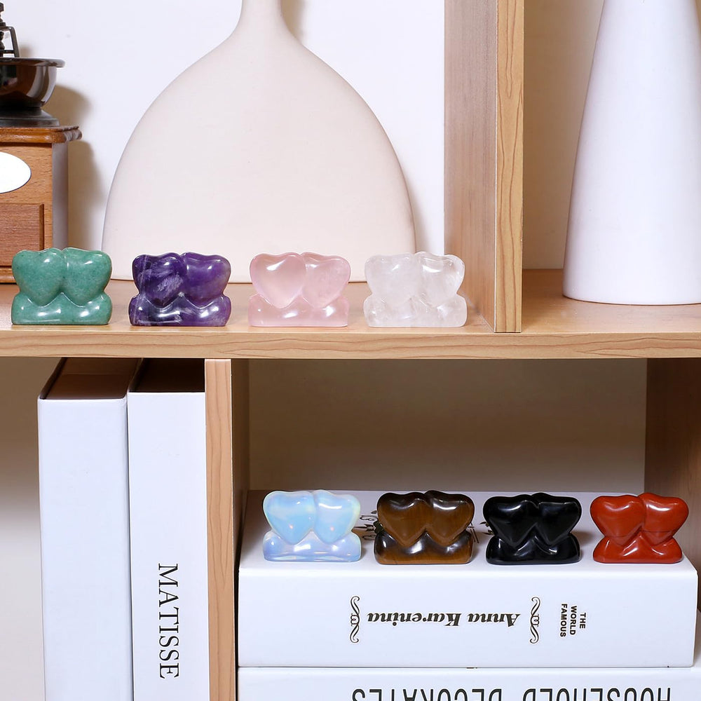 ZHIYUXI 4.8 cm heart crystal serves as a meaningful keepsake