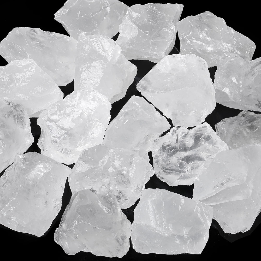 ZHIYUXI clear quartz rough stone for meditation and focus.