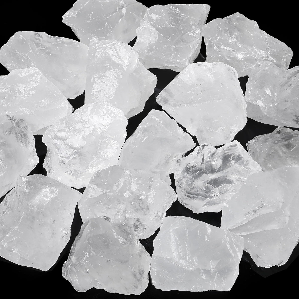 ZHIYUXI clear quartz rough stone for meditation and focus.