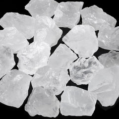 ZHIYUXI clear quartz rough stone for meditation and focus.