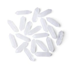 ZHIYUXI Clear Quartz wand set close-up showing smooth points for meditation and focus
