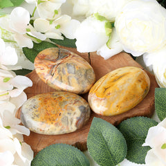 ZHIYUXI Crazy Lace Agate energy balance motif for mindful moments