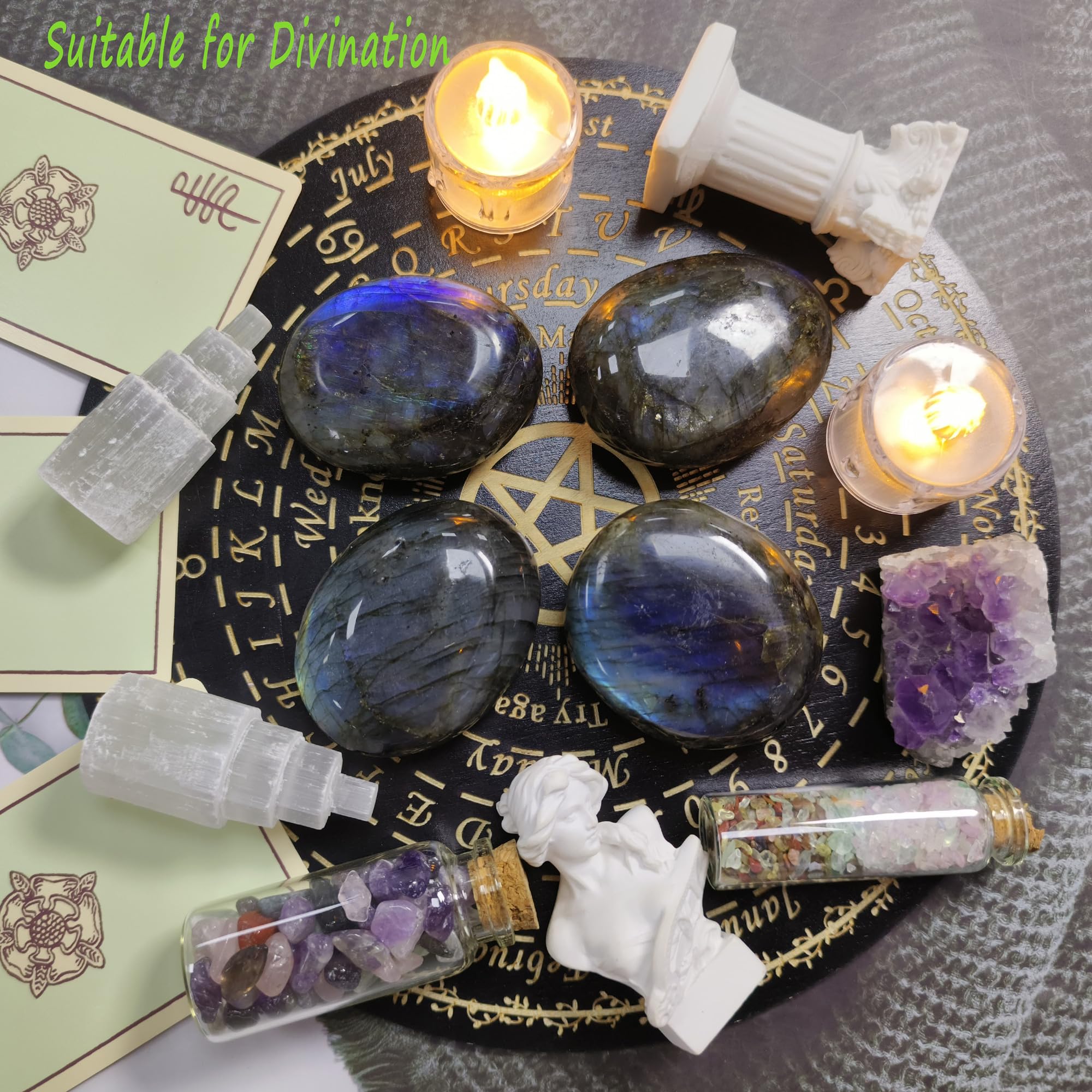 ZHIYUXI palm stone as desk decor for balanced energy.