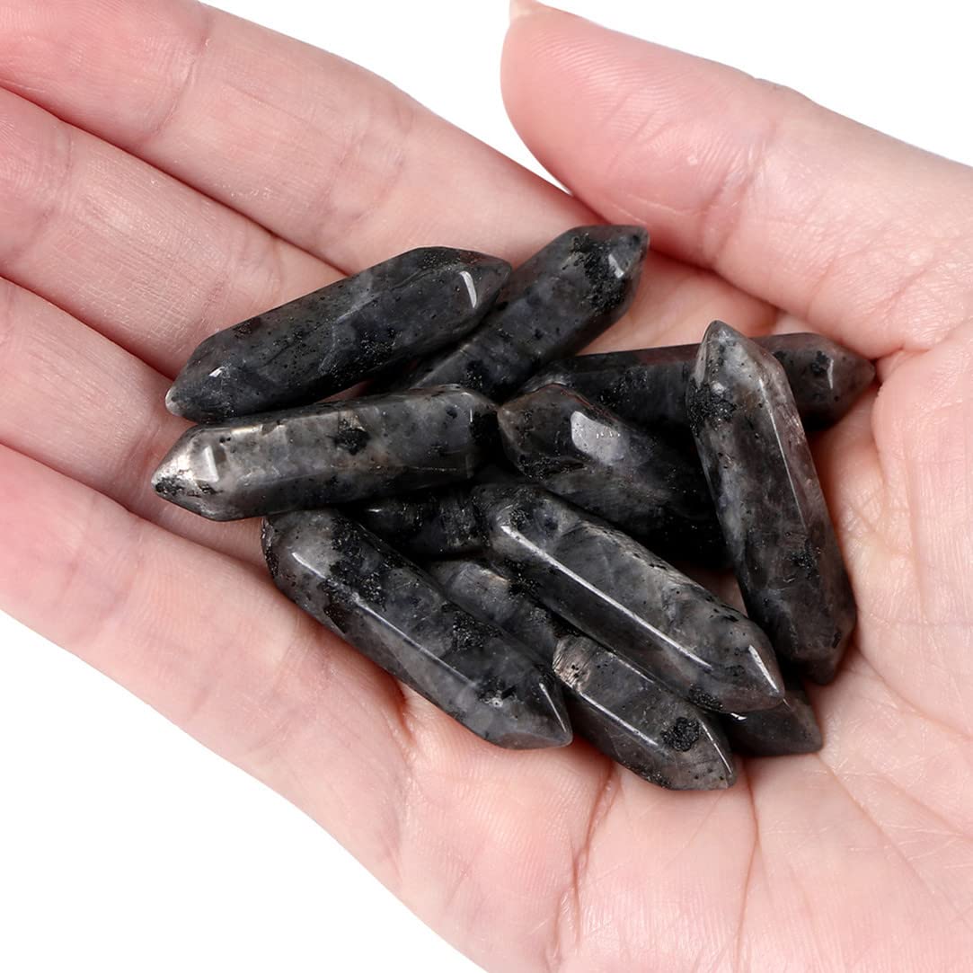 Ensemble de baguettes labradorite noire ZHIYUXI, décor zen pour intérieur.