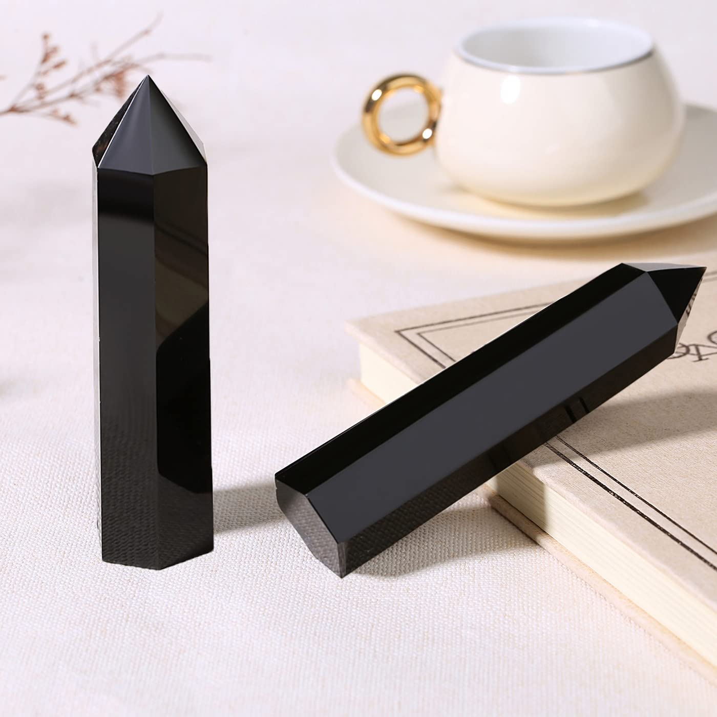 Zhiyuxi obsidian wand gift-ready packaging makes a thoughtful mindful gift.