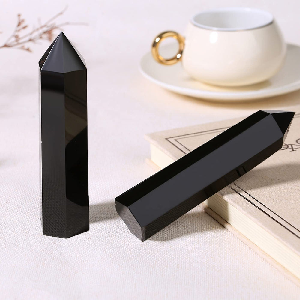 Zhiyuxi obsidian wand gift-ready packaging makes a thoughtful mindful gift.