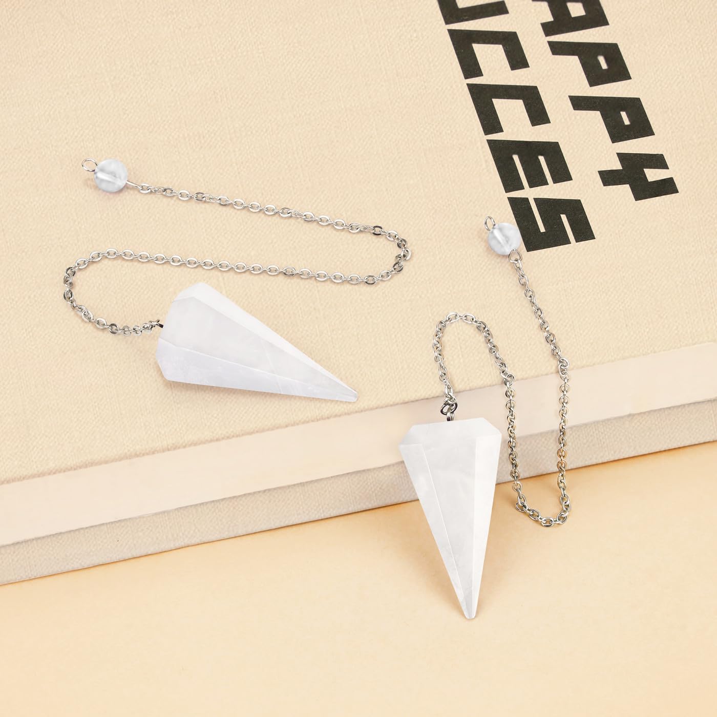 ZHIYUXI pendulum chain length close-up for focused sessions.