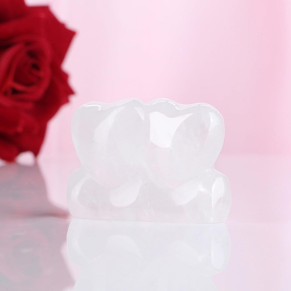 ZHIYUXI polished heart stone gift conveys thoughtful affection and elegance