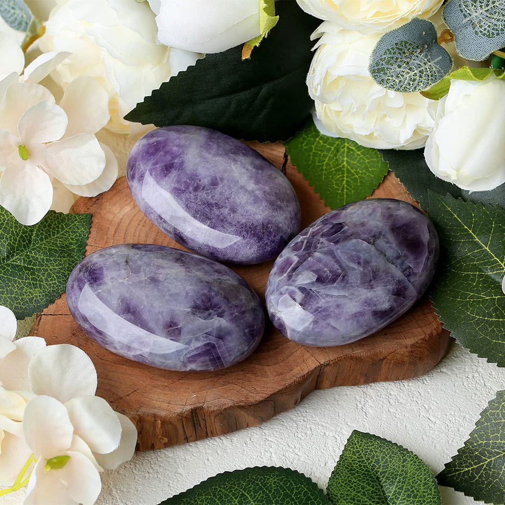 ZHIYUXI purple amethyst crystal, supports calm thoughts and restful sleep rituals.