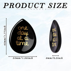 ZHIYUXI thumb groove worry stone in hand for tactile grounding