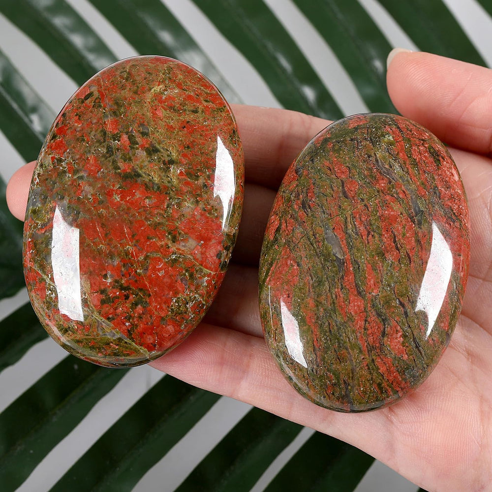 ZHIYUXI unakite crystal decor balances energy as a stylish desk or shelf accent.
