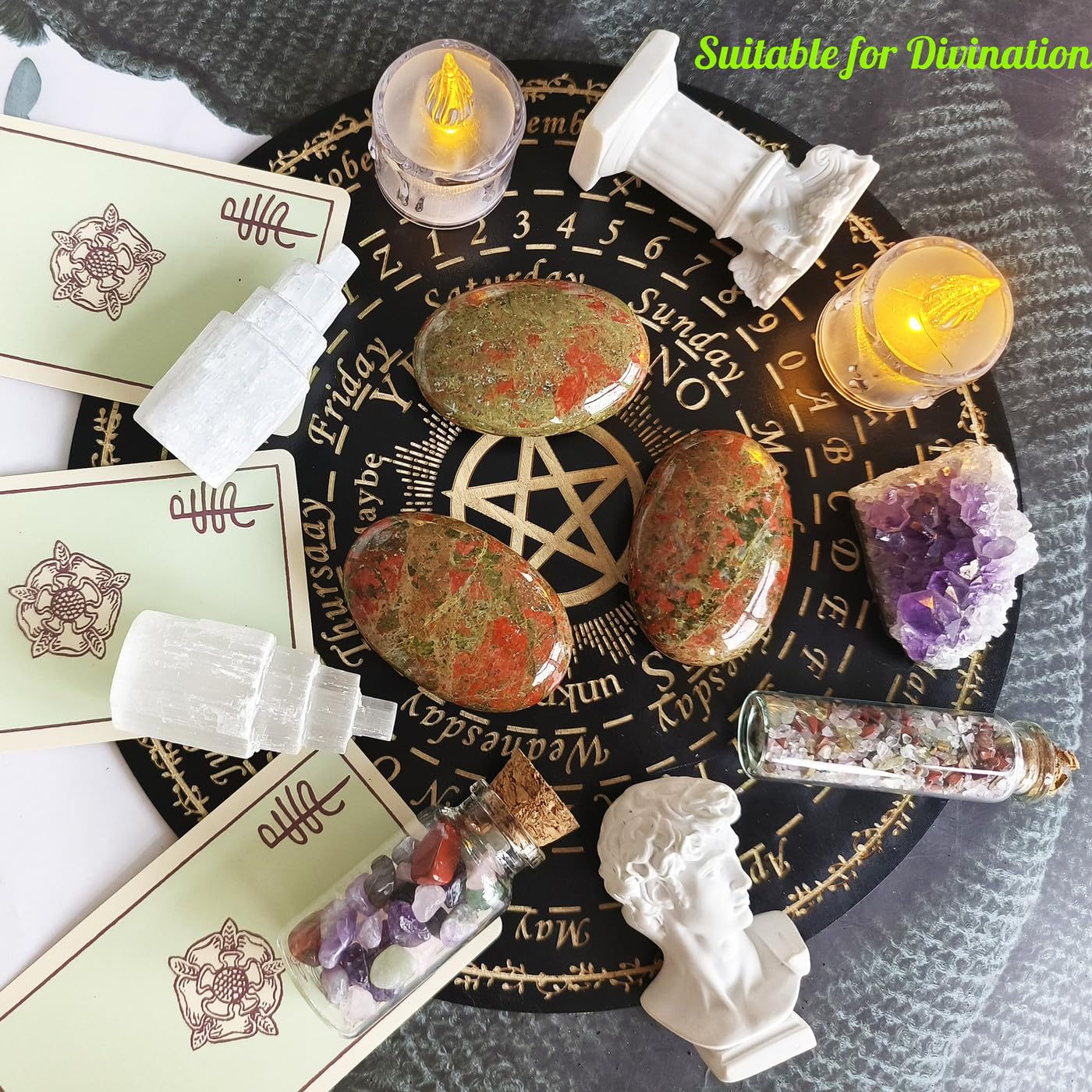 ZHIYUXI gift-ready unakite stone for loved ones on birthdays or holidays.