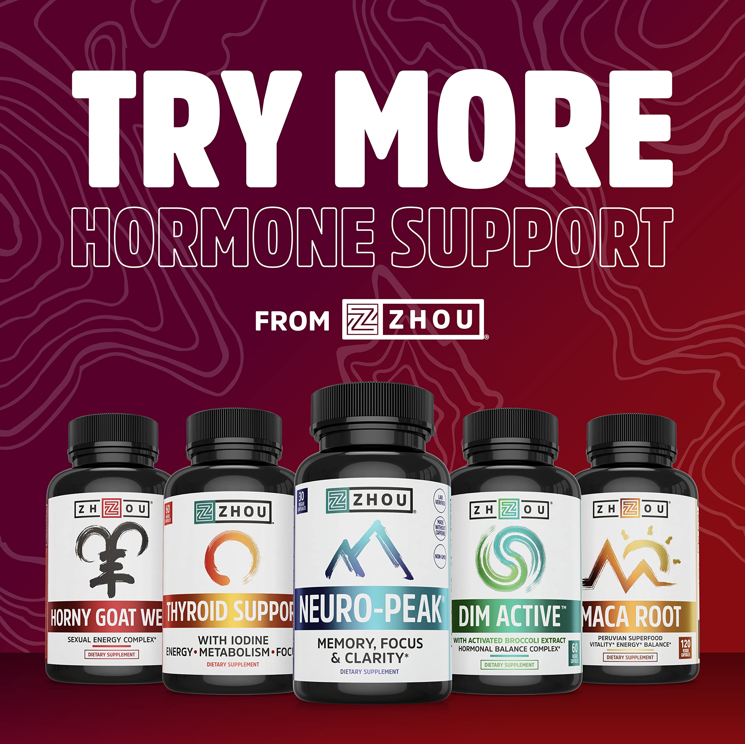 ZHOU Clarity and Vitality bottle highlights Salt Lake City formulation for premium quality.