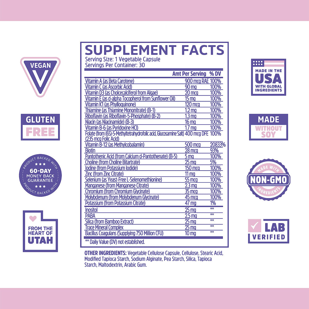 Zhou Daily Boost capsules closeup highlighting veggie capsules for vegan, gluten-free support