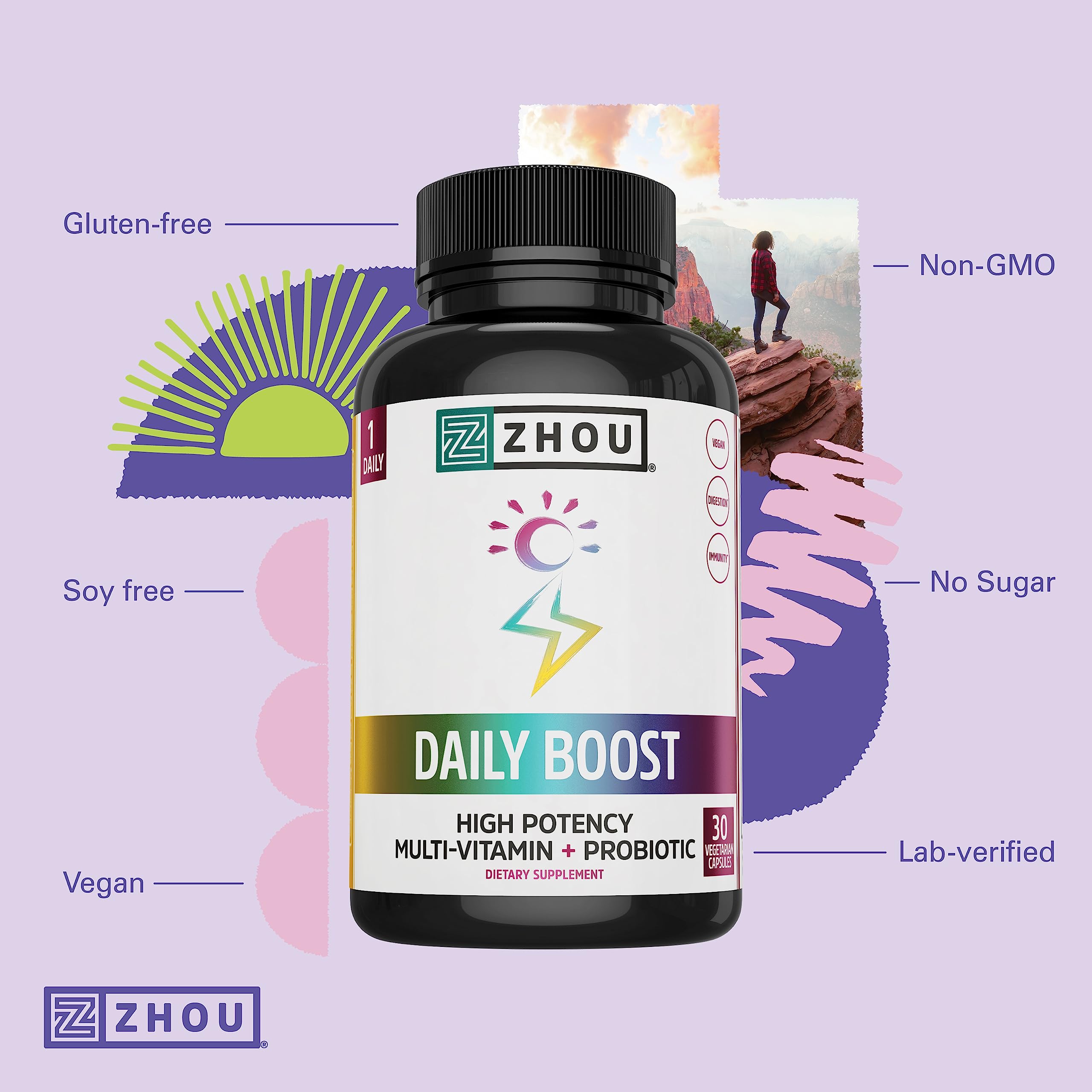 Zhou Daily Boost used in morning routine image for steady daily vitality