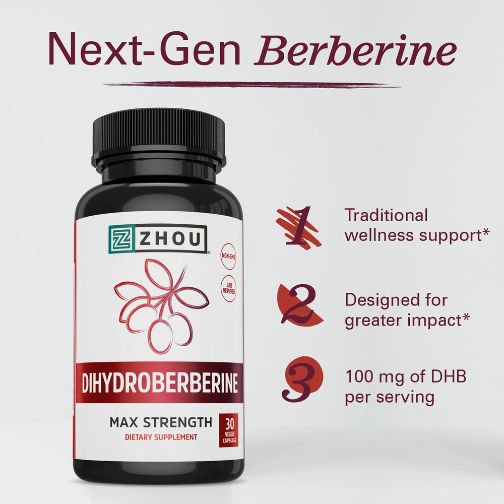 Closeup of the DHB label shows dosage and vegan formula