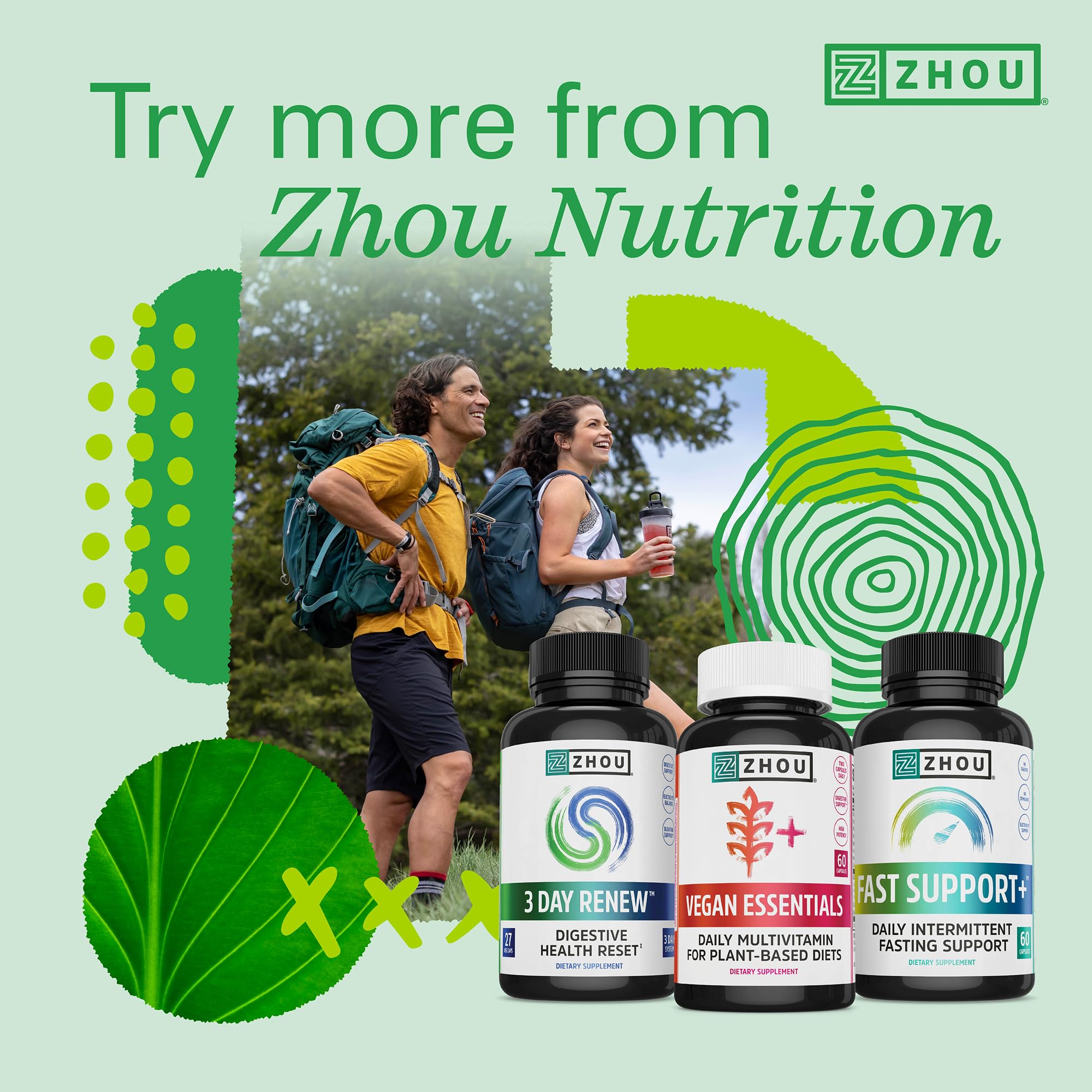 ZHOU Hydro-Fuel Gummies close-up texture shows chewy consistency