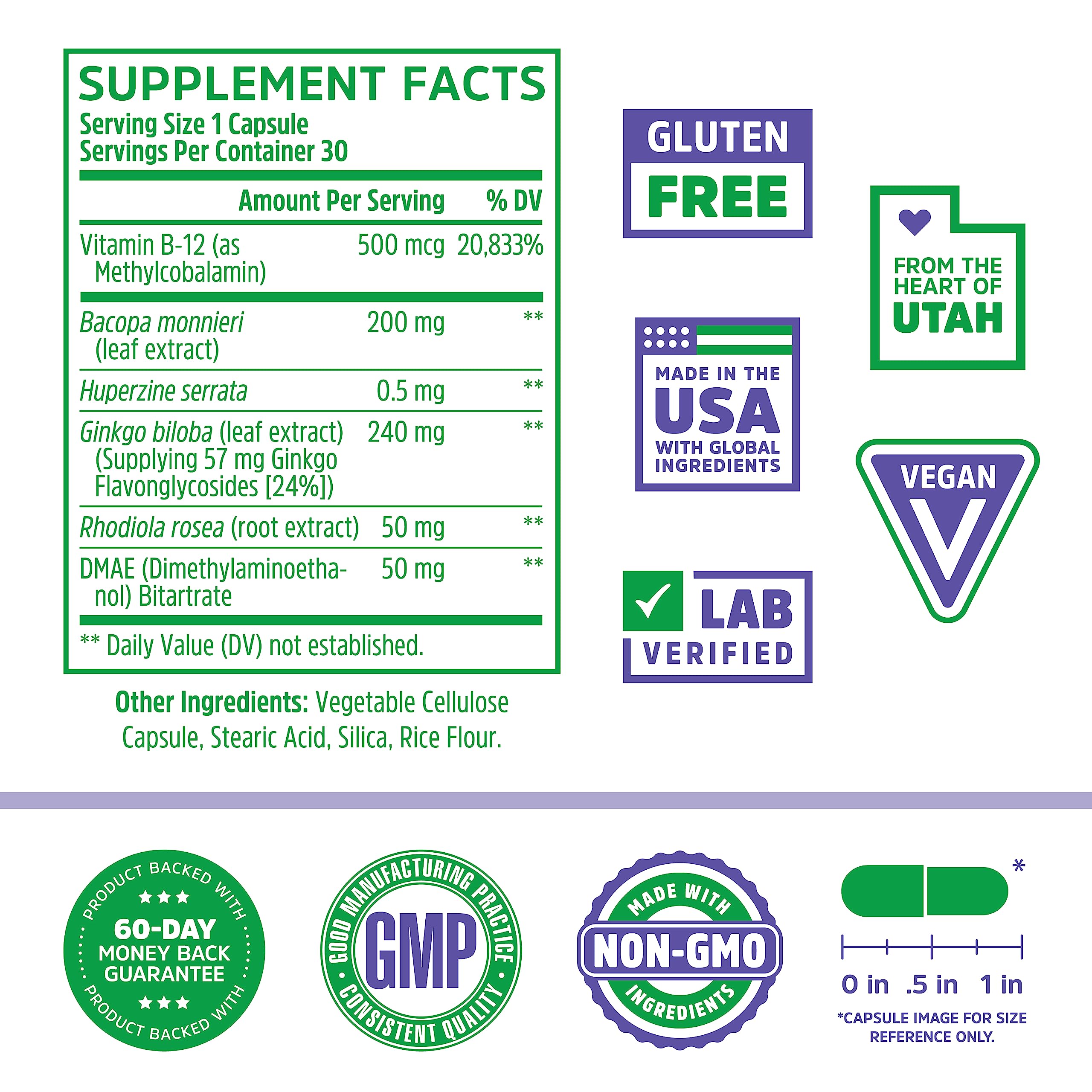 Zhou Neuro-Peak capsules closeup for daily cognitive routine