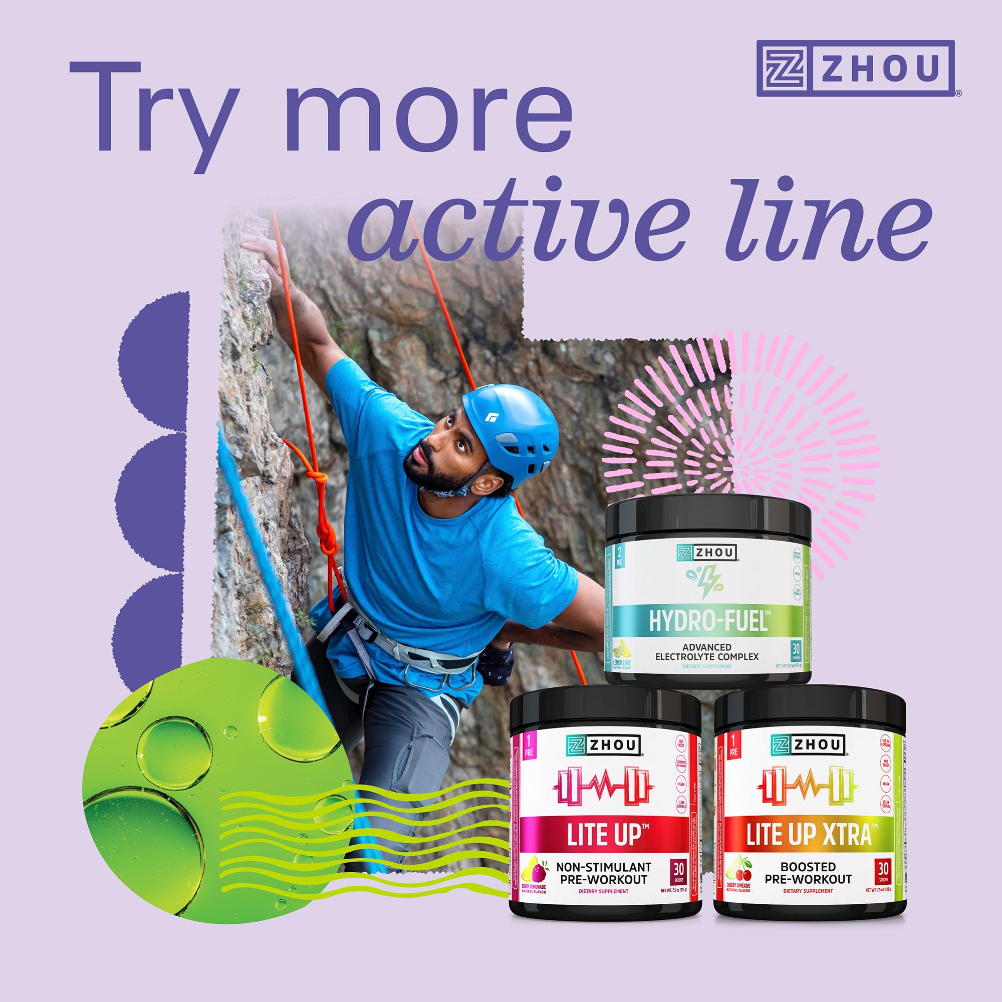 Zhou Plant Complete shake dissolves easily in water or plant milk.