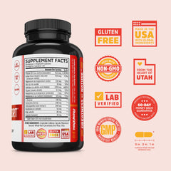 ZHOU Thyroid Support capsules close-up highlighting veggie formula for daily use