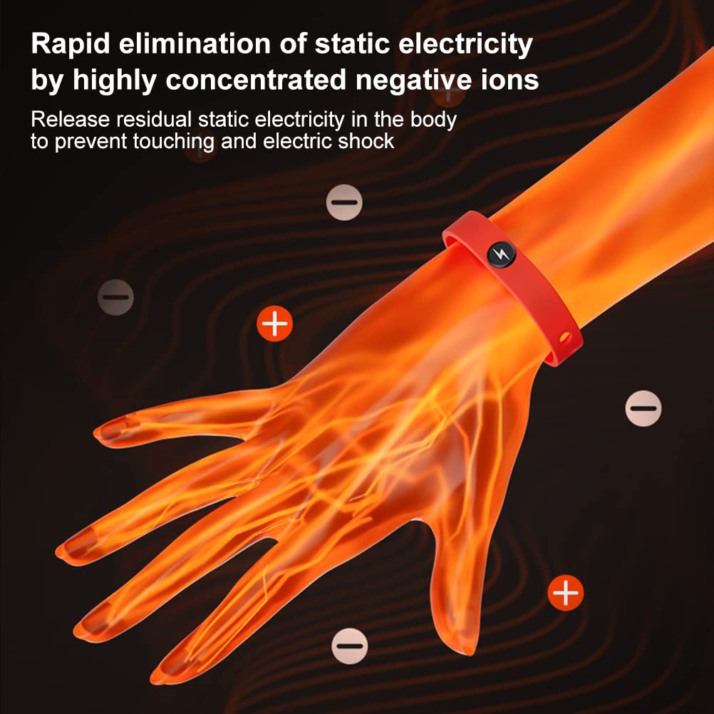 ZHOUJIELUN anti-static wristband in red for hands-on tasks.