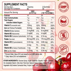 ZHPHK Iron Gummies cherry flavor on display, tasty daily iron support.