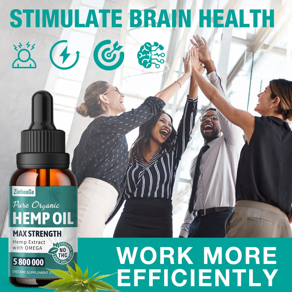 ziehooGe hemp oil added to coffee for convenient everyday use