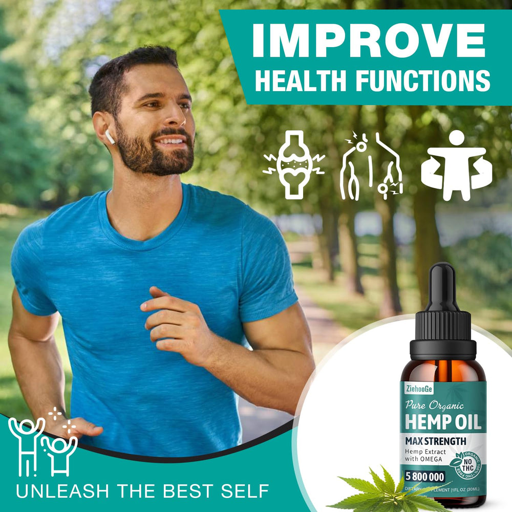 ziehooGe hemp oil in smoothies for daily balance and flavor