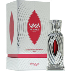 zimaya Maha Silver packaging display, versatile scent for everyday elegance