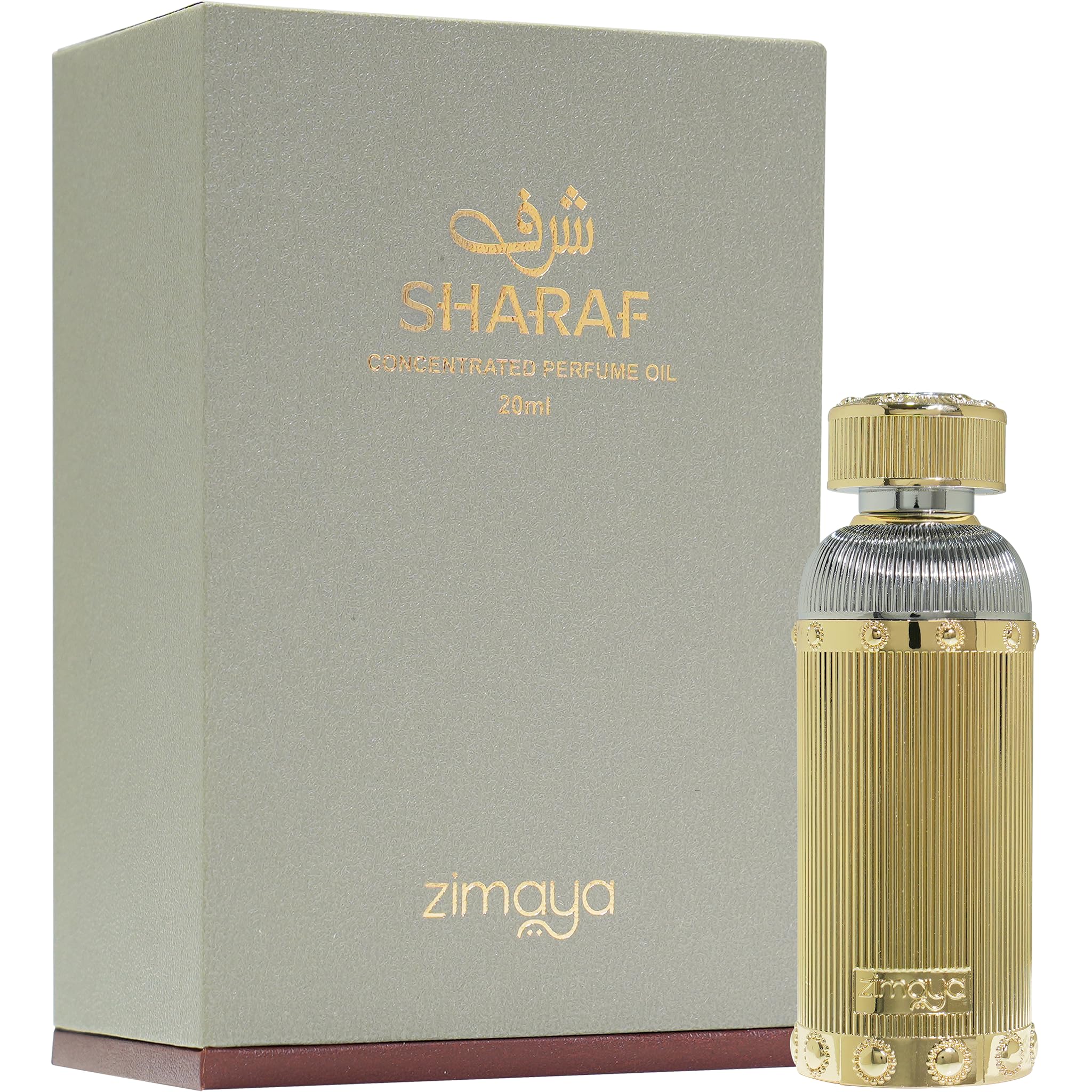 Zimaya Sharaf base with amberwood and musk for a long-lasting foundation
