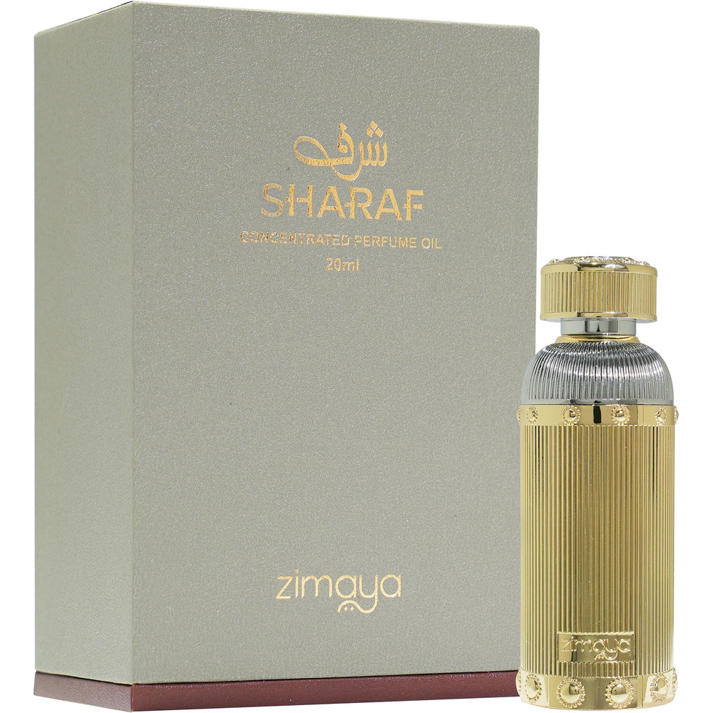 Zimaya Sharaf base with amberwood and musk for a long-lasting foundation