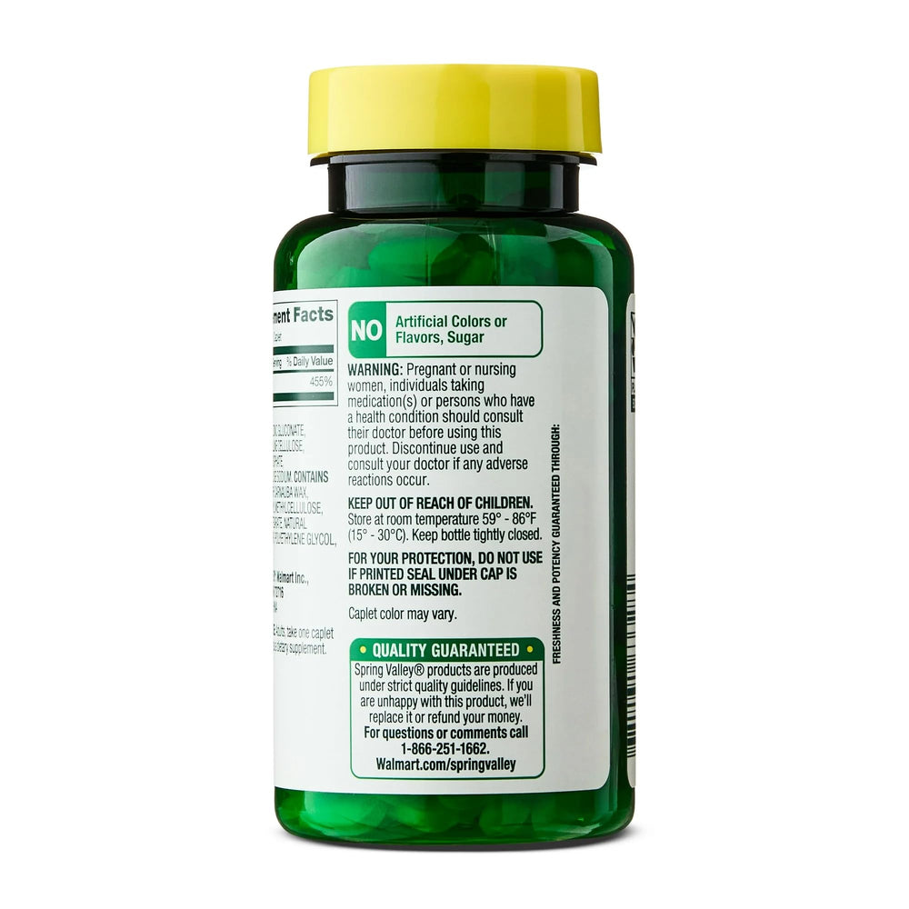 Zinc Caplets 50 mg gluten-free badge