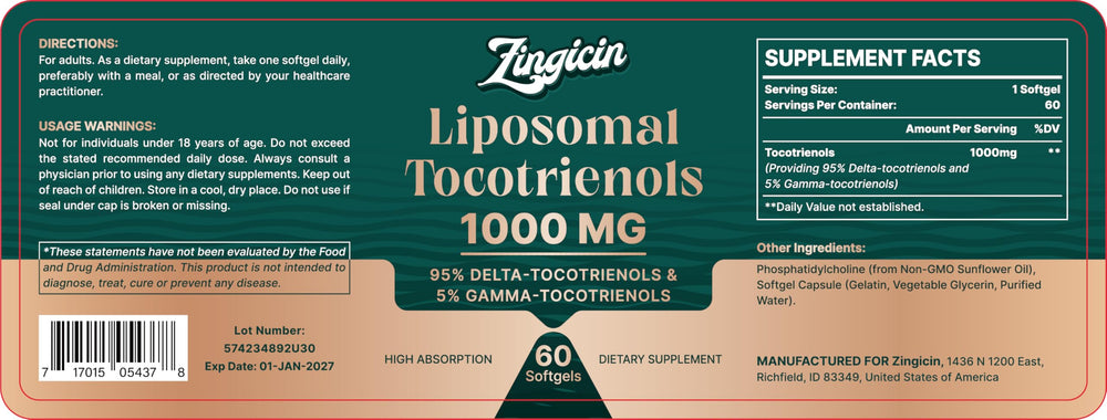 Zingicin quality standards lab testing badge indicating purity and safety.