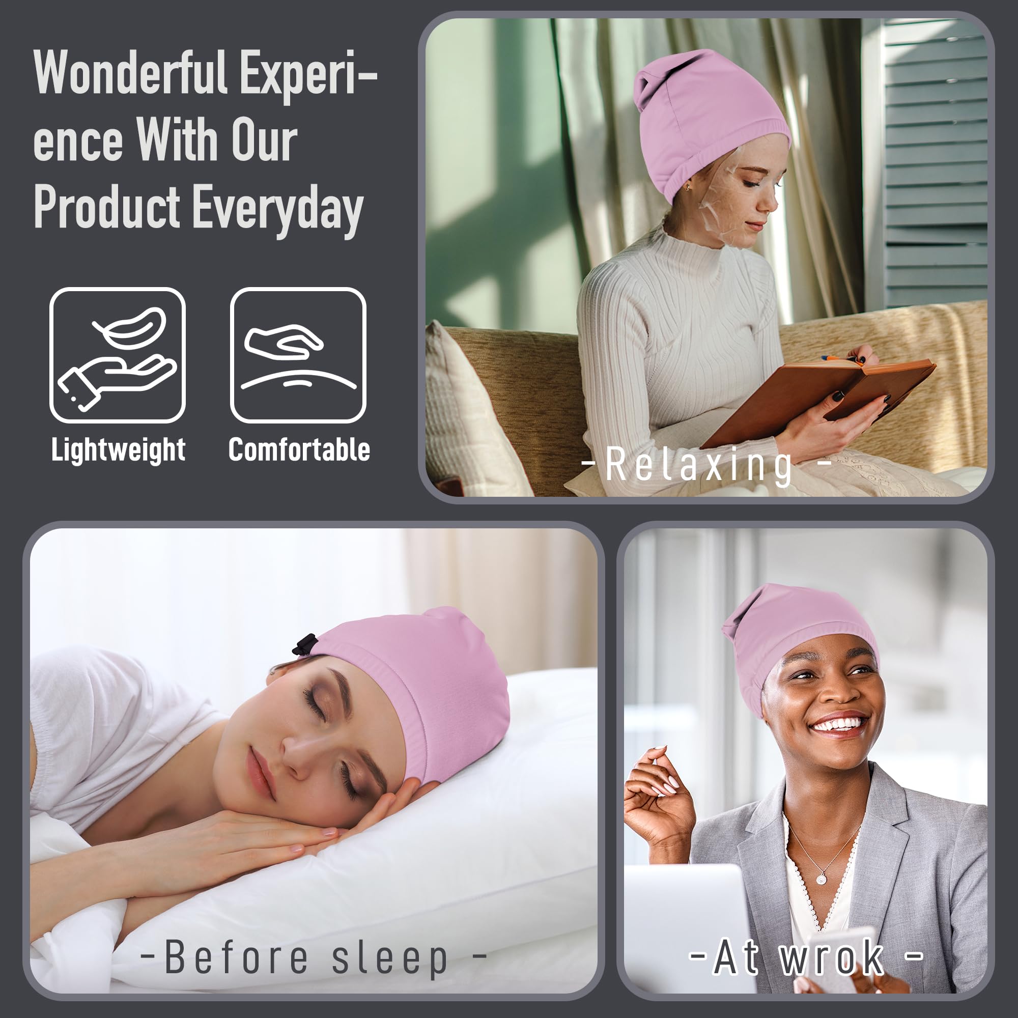 Night-time use for nourishing hair care and scalp comfort.