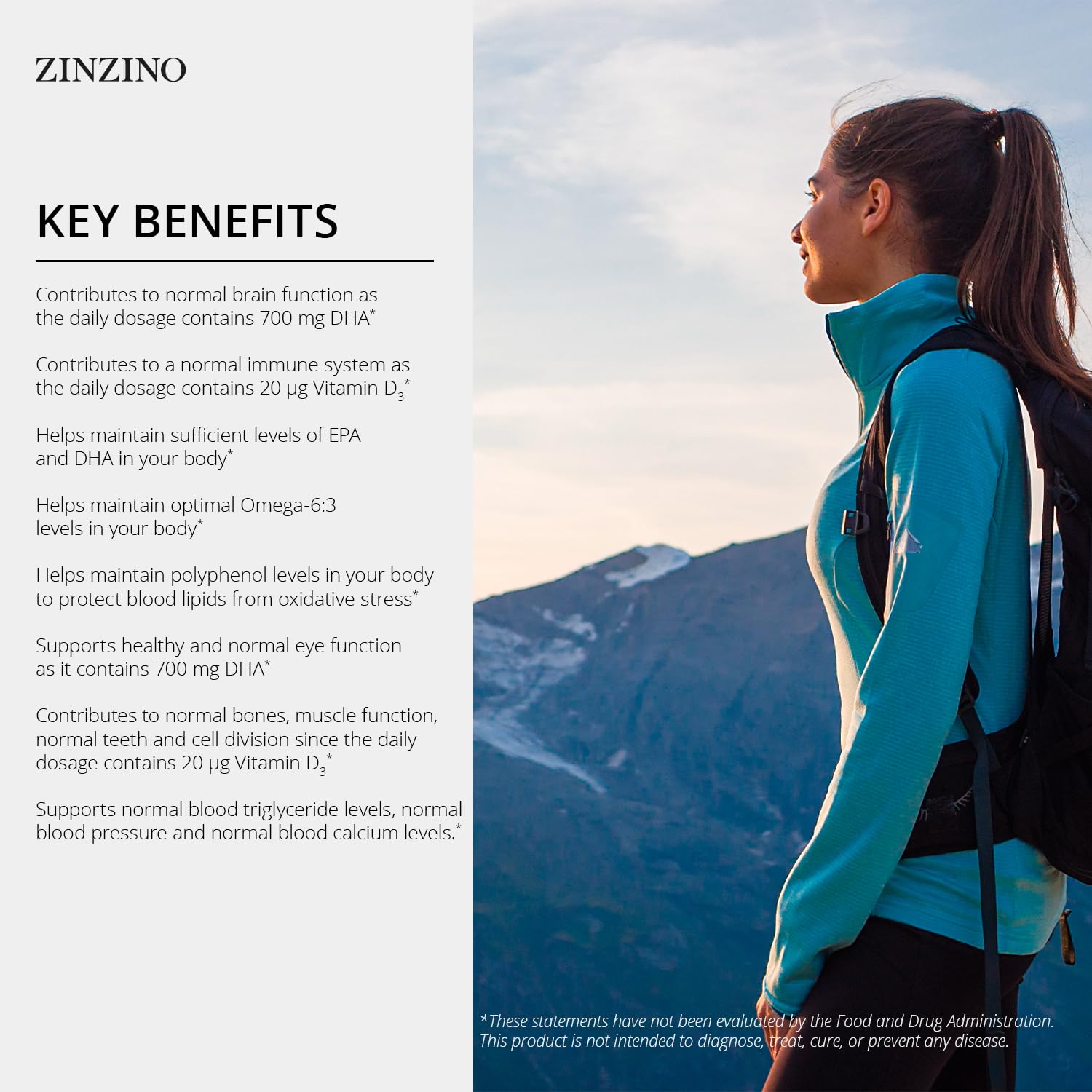 Zinzino BalanceOil+ olive oil and polyphenols highlight quality