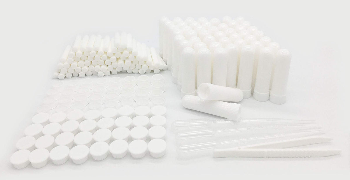 ZIOJOVK blank plastic tubes for on-the-go aromatherapy.