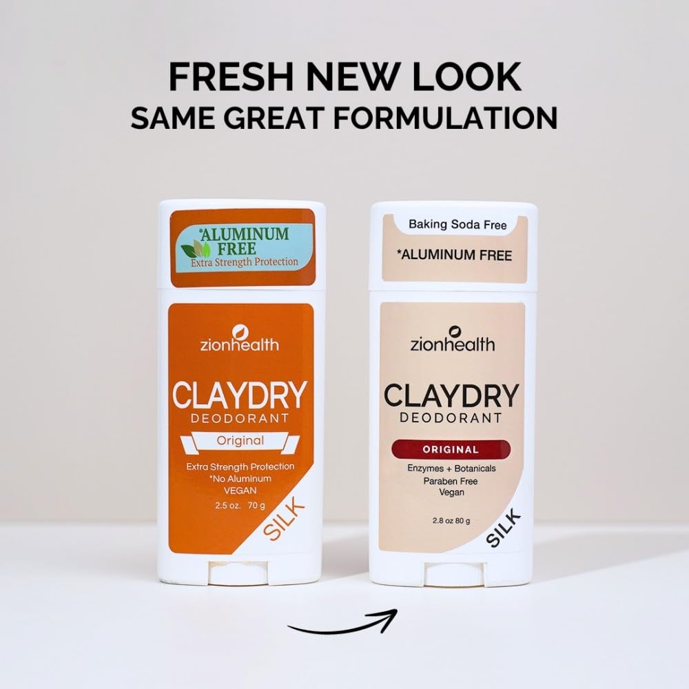 Zion Health deodorant stick applying glide for comfortable daily use.
