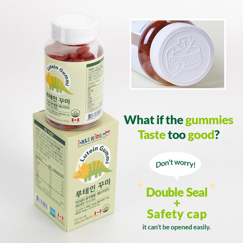 ZIOSTAND 60-count lutein gummies with mild taste.