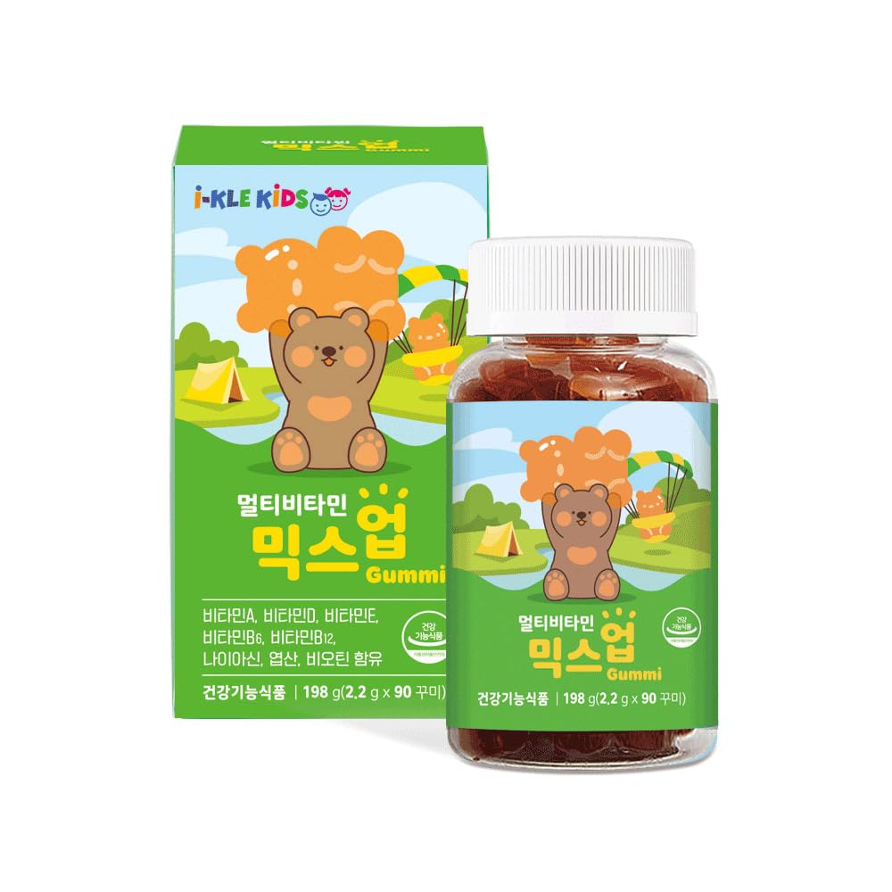 ZIOSTAND MixUp bear shaped gummies in a vibrant bottle for daily wellness
