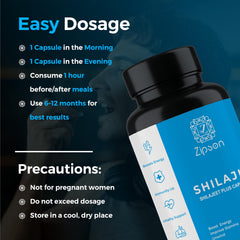 ZIPSON Shilajit with pomegranate ellagic acid complex highlight.