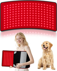 Ziptly Red Light Therapy Mat 24x12 front view for wide coverage and comfort