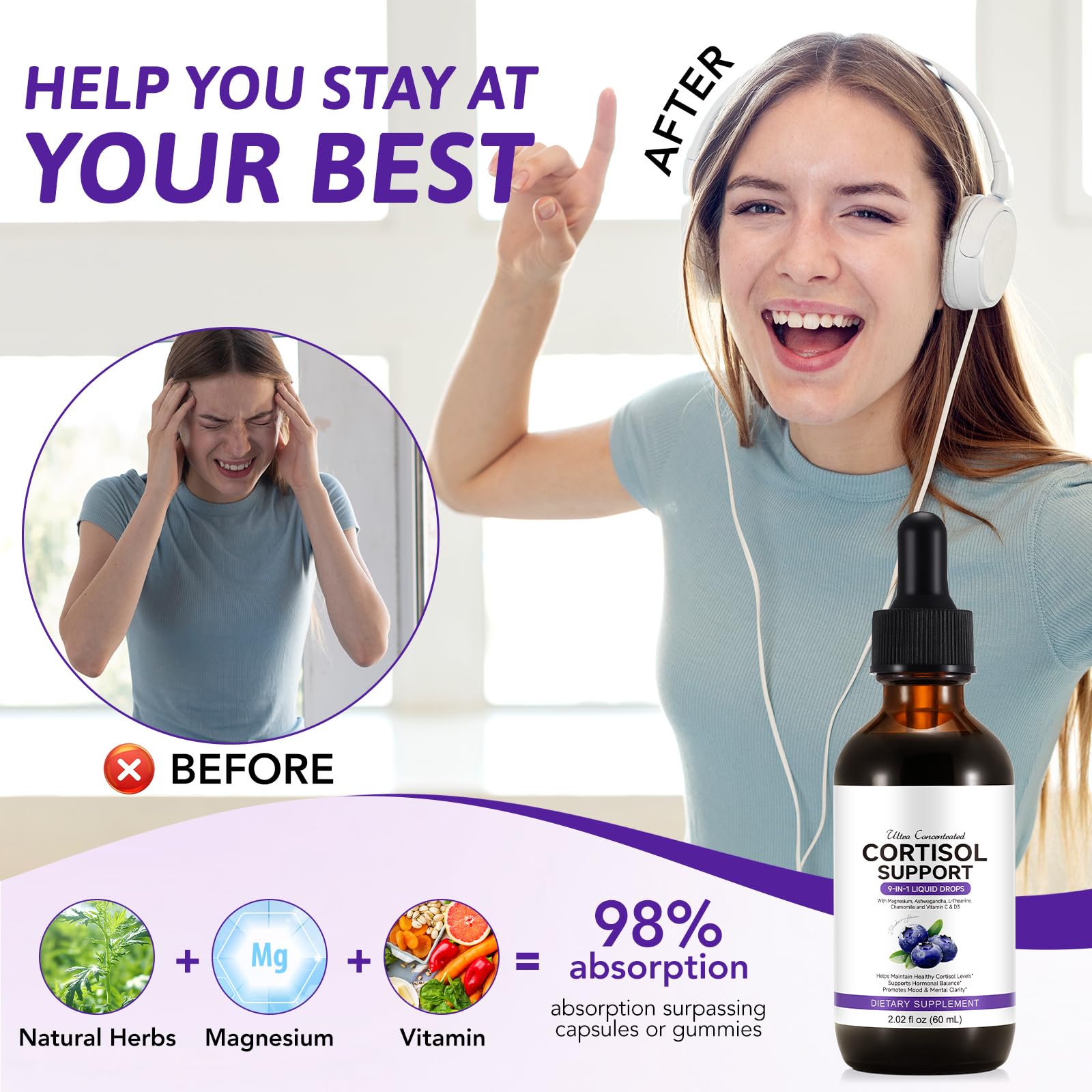 Ashwagandha ingredient highlight from ZIXBMHYJ formula.