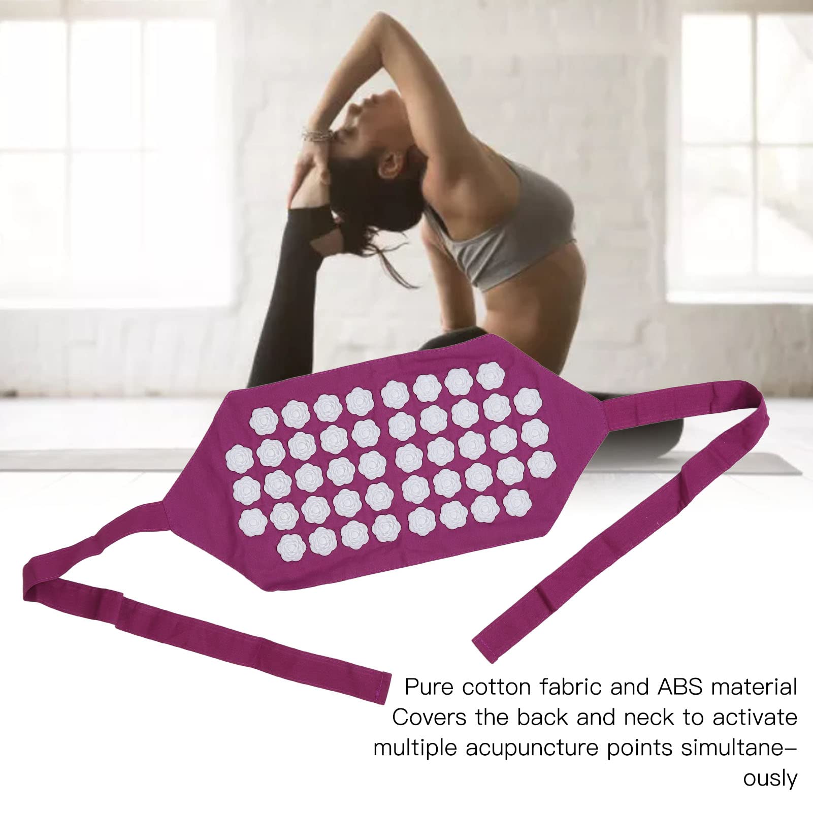 ZJchao acupressure belt ABS material detail highlights durability for long-term use