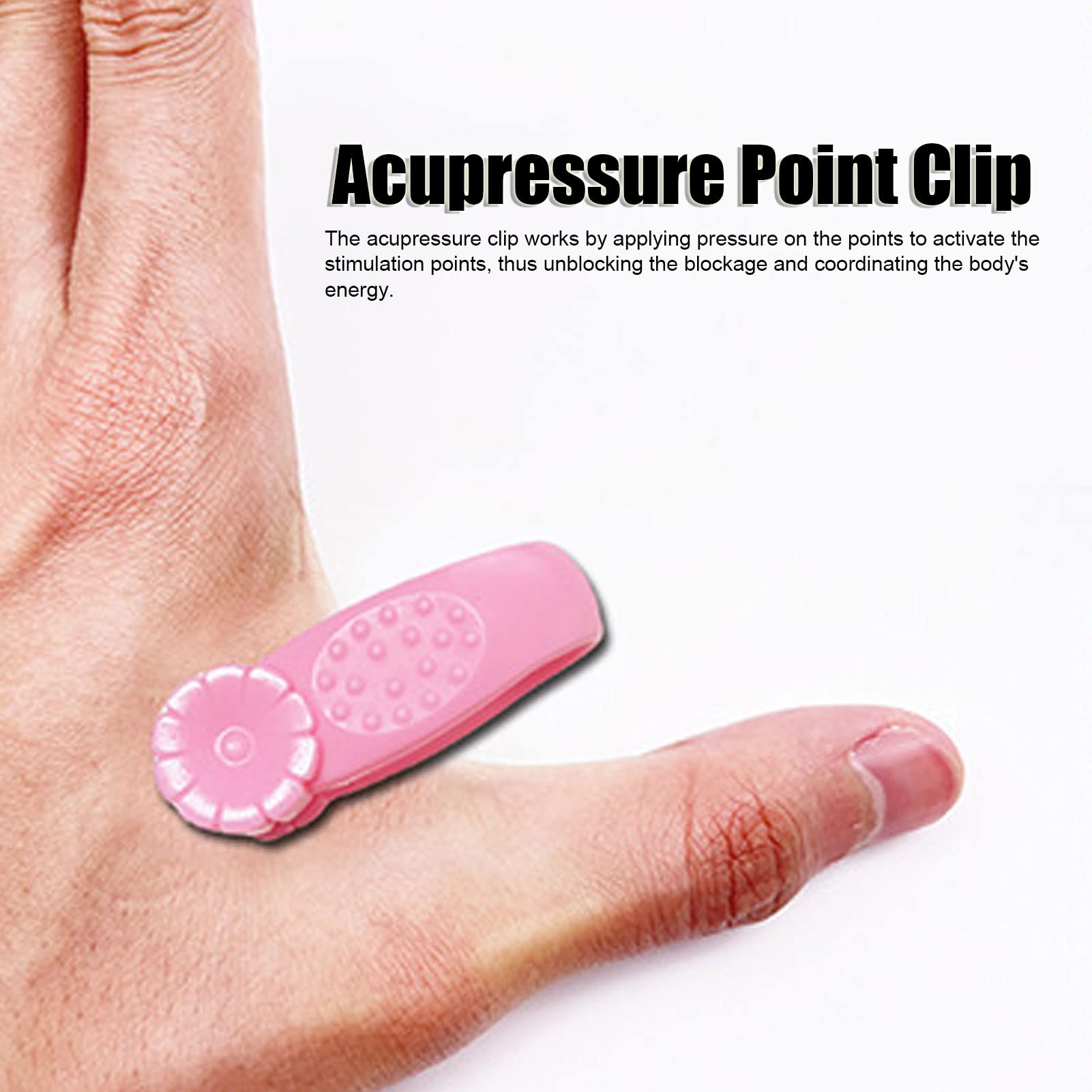 ZJchao acupressure clip wearable portable design for on-the-go relief during work or travel