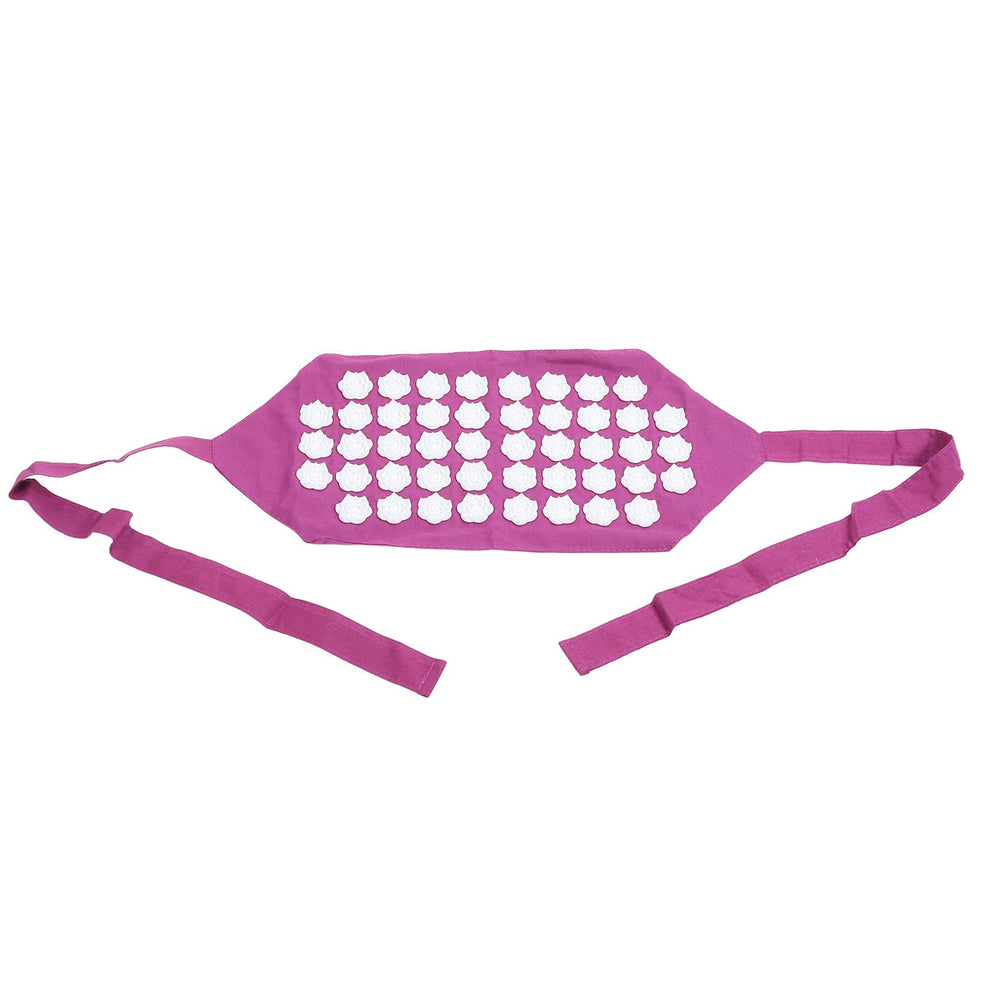 ZJchao acupressure mat with flower-shaped nodes closeup of massage points